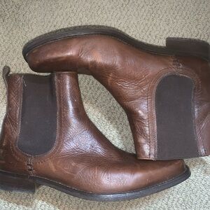 Frye Men's Chestnut Leather Ankle Boots